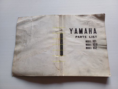 Yamaha 650 XS1 - XS1F - XS2 1971 catalogo ricambi …