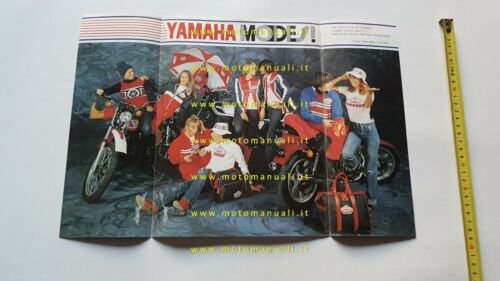 Yamaha Abbigliamento accessori anni 70 depliant inglese originale moto