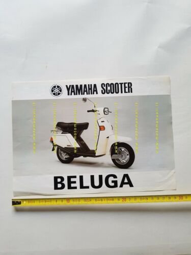 Yamaha Beluga 80 depliant scooter Francese Tedesco originale