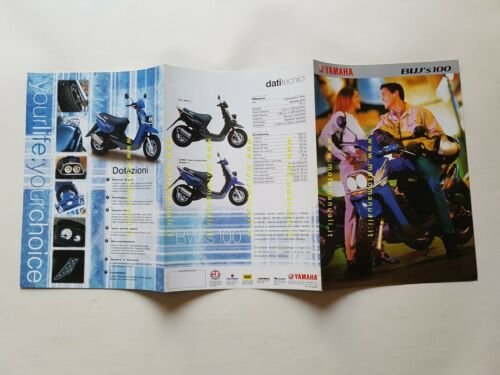 Yamaha BW'S 100 1999 depliant originale scooter italiano brochure
