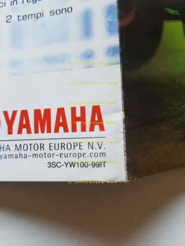 Yamaha BW'S 100 1999 depliant originale scooter italiano brochure