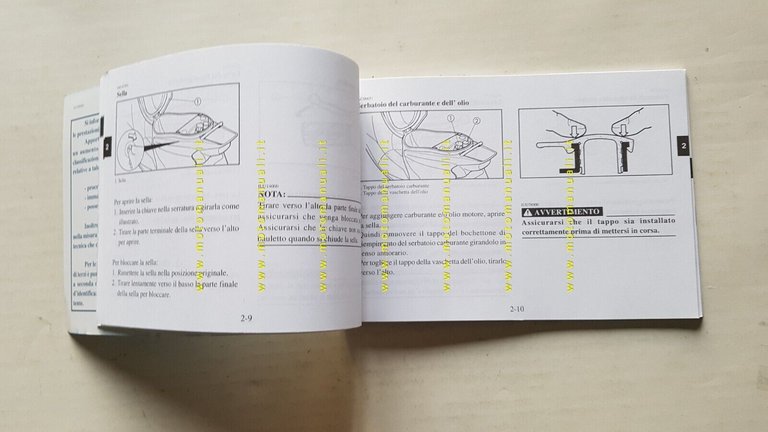 Yamaha BW's 50 Next Generation CW50RS 1998 manuale uso manutenzione …