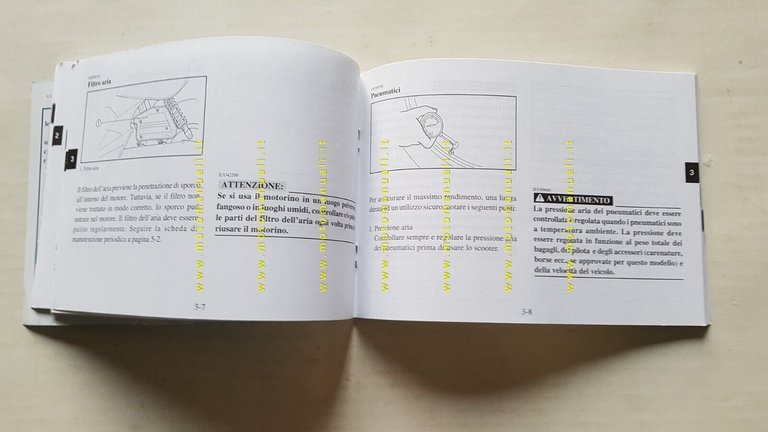 Yamaha BW's 50 Next Generation CW50RS 1998 manuale uso manutenzione …