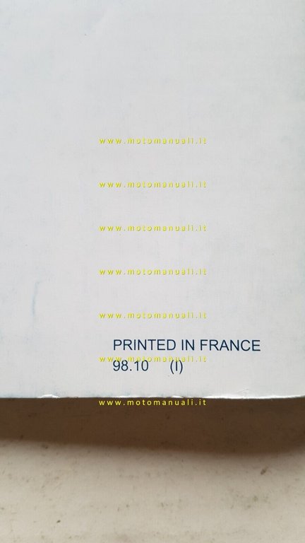 Yamaha BW's 50 Next Generation CW50RS 1998 manuale uso manutenzione …