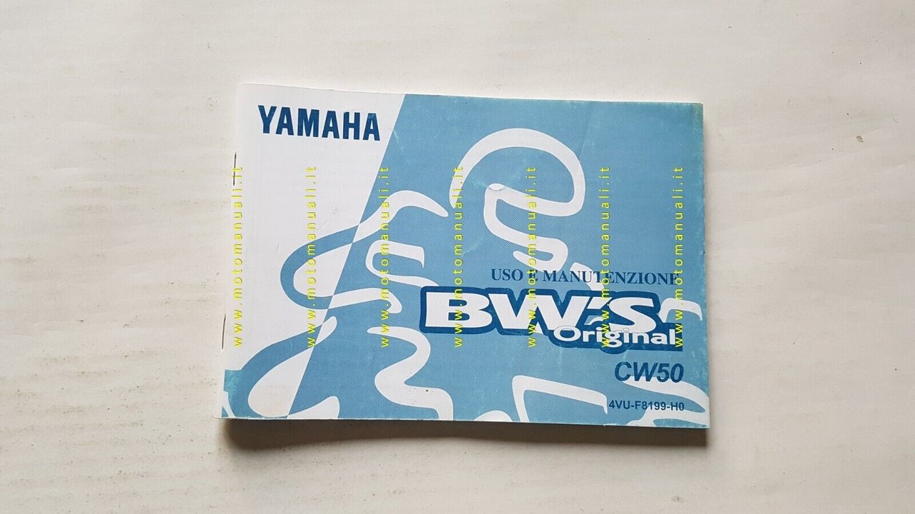 Yamaha BW's 50 Original CW50 1998 manuale uso manutenzione italiano …