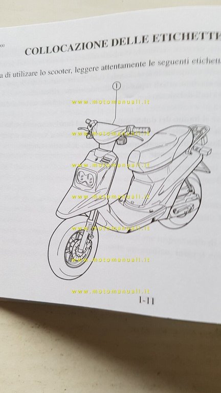 Yamaha BW's 50 Original CW50 1998 manuale uso manutenzione italiano …