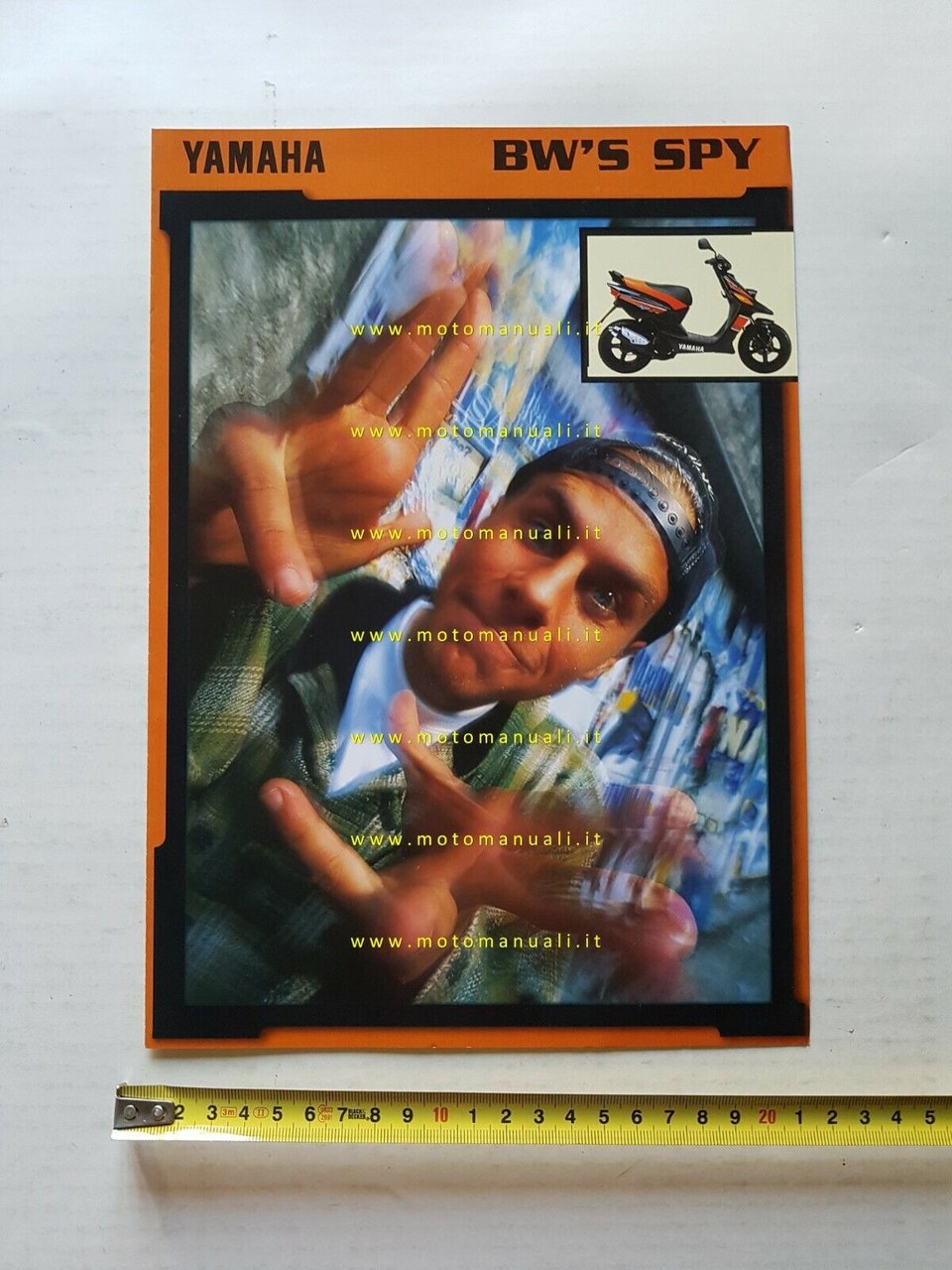 Yamaha BW'S 50 SPY 1997 depliant originale scooter italiano brochure