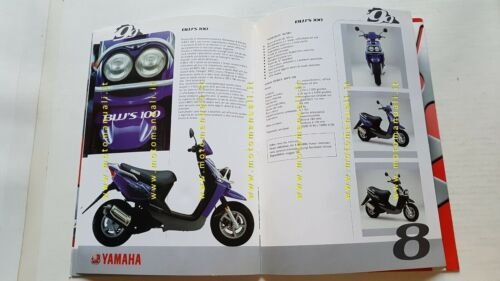 Yamaha cartella stampa originale presentazione nuovi modelli 1999 depliant