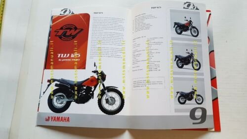 Yamaha cartella stampa originale presentazione nuovi modelli 1999 depliant