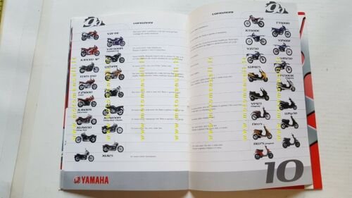 Yamaha cartella stampa originale presentazione nuovi modelli 1999 depliant