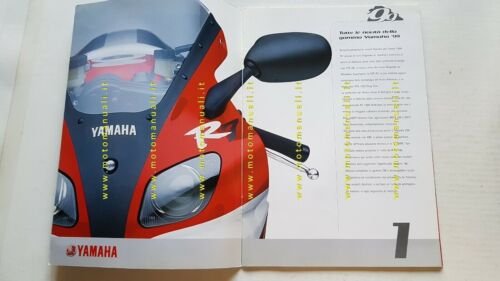 Yamaha cartella stampa originale presentazione nuovi modelli 1999 depliant