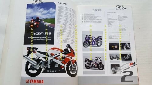 Yamaha cartella stampa originale presentazione nuovi modelli 1999 depliant