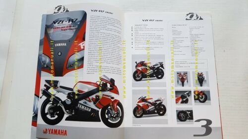 Yamaha cartella stampa originale presentazione nuovi modelli 1999 depliant
