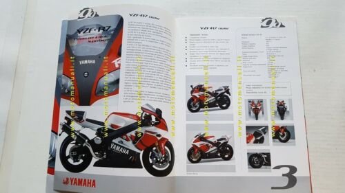 Yamaha cartella stampa originale presentazione nuovi modelli 1999 depliant