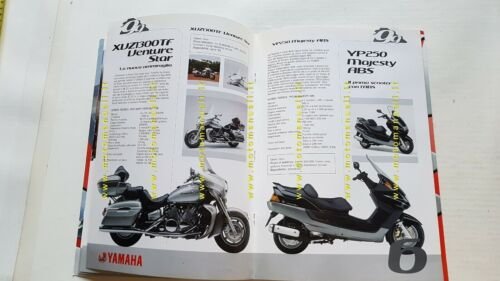 Yamaha cartella stampa originale presentazione nuovi modelli 1999 depliant