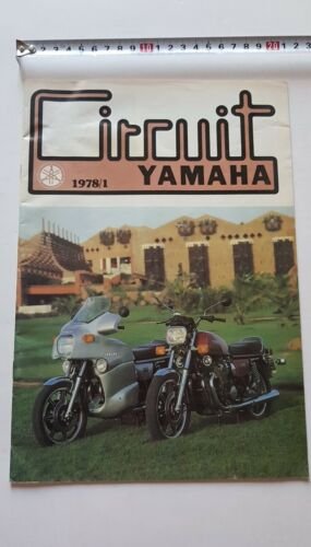 Yamaha Circuit 1978 rivista aziendale italiano originale no depliant brochure