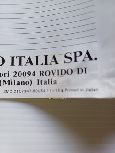 Yamaha Competition 1980 modelli competizione TZ YZ depliant italiano originale