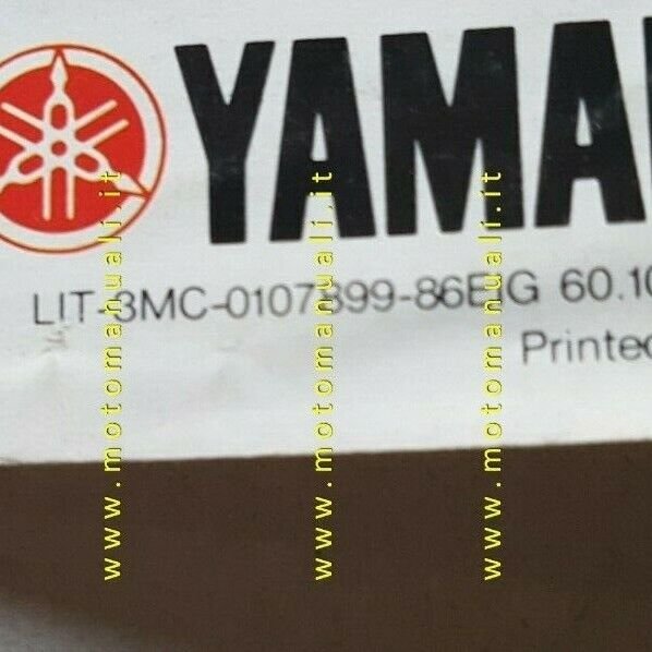 Yamaha Competition modelli moto Corsa TZ YZ 1986 depliant originale …