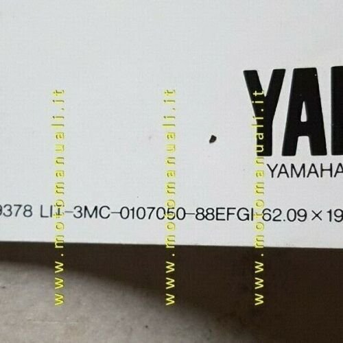 Yamaha Competition modelli moto Corsa TZ YZ 1988 depliant originale …