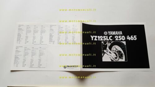 Yamaha Cross YZ 125 LC - 250 - 465 1981 …