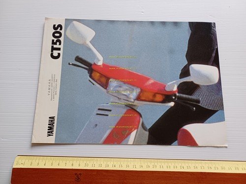 Yamaha CT 50 S 1990 Scooter depliant ITALIANO originale