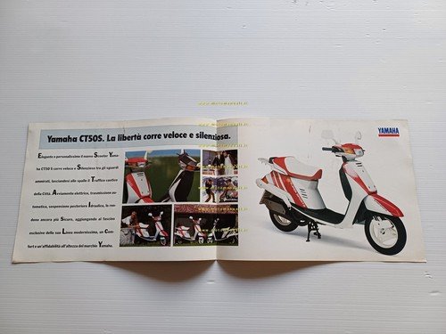 Yamaha CT 50 S 1990 Scooter depliant ITALIANO originale