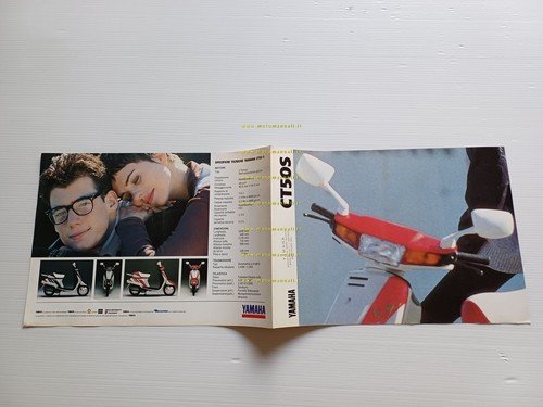 Yamaha CT 50 S 1990 Scooter depliant ITALIANO originale