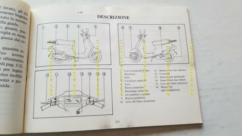 YAMAHA CT 50 S 3NT scooter 1990 manuale uso originale …