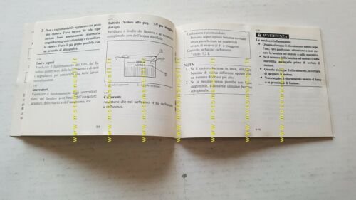 YAMAHA CT 50 S 3NT scooter 1990 manuale uso originale …