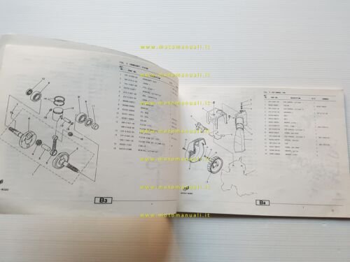 Yamaha CT 50 S 3NT7 1990 catalogo ricambi originale spare …