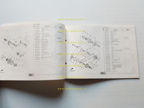 Yamaha CT 50 S 3NT7 1990 catalogo ricambi originale spare …