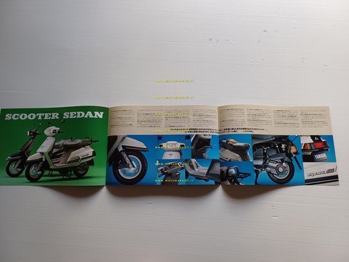 Yamaha Cygnus 125 1989 scooter depliant GIAPPONESE originale