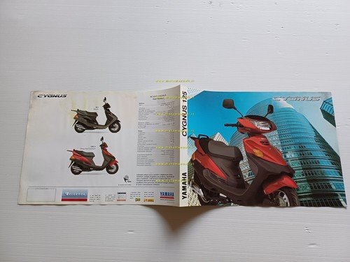 Yamaha Cygnus 125 1995 Scooter depliant ITALIANO originale