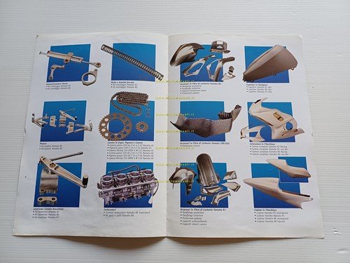 Yamaha Diapason Racing accessori speciali R1 R6 R7 depliant ITALIANO …