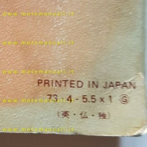 Yamaha DS7 - R5F - RD 350-250 1973 manuale officina …