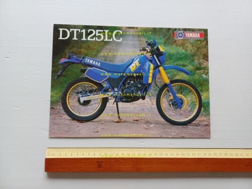 Yamaha DT 125 LC 1985 depliant ITALIANO originale