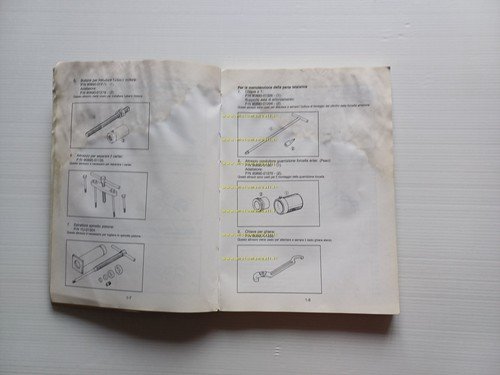Yamaha DT 125 LC 1986 manuale officina ITALIANO originale
