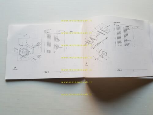 Yamaha DT 125 LC 2AJ 1986 catalogo ricambi originale spare …