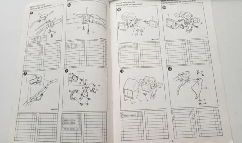 Yamaha DT 125 R 1989 manuale assemblaggio officina originale no …