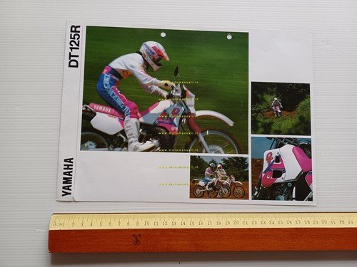 Yamaha DT 125 R 1992 depliant ITALIANO originale