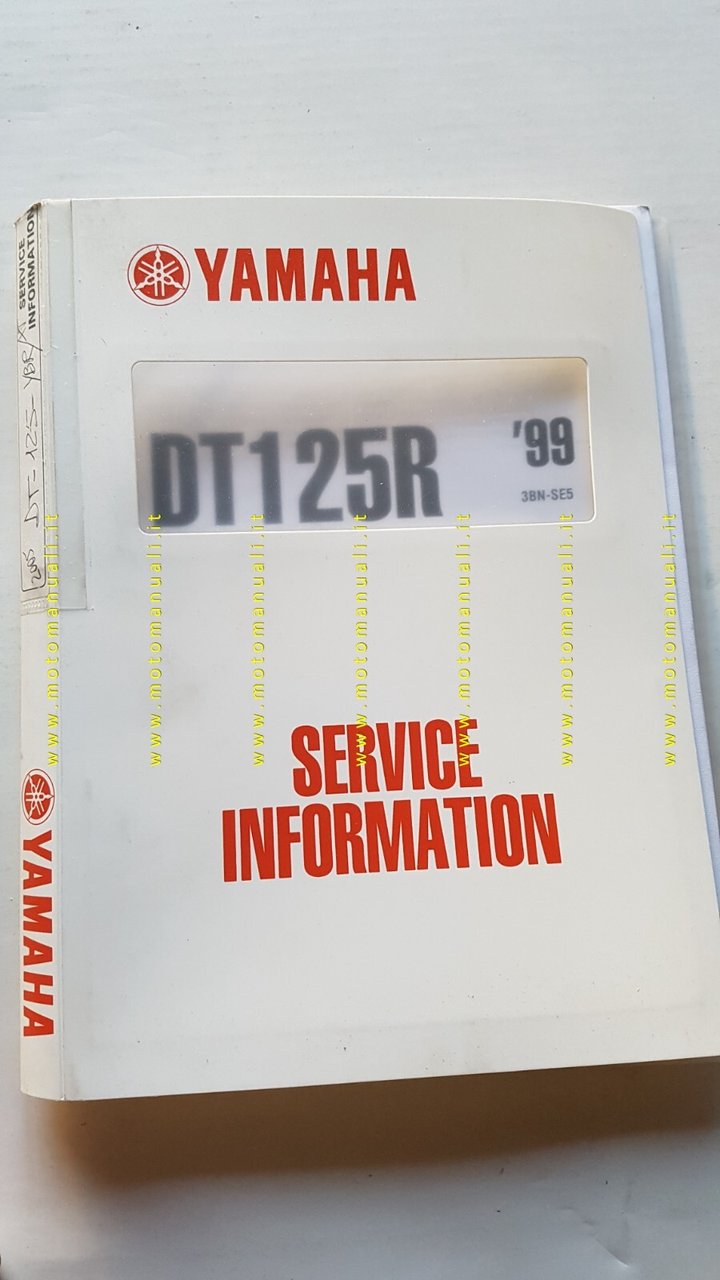 Yamaha DT 125 R 1999 Service Information manuale officina originale …
