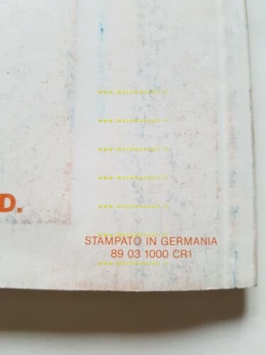 Yamaha DT 125 R 3PY 1989 manuale uso manutenzione ITALIANO …