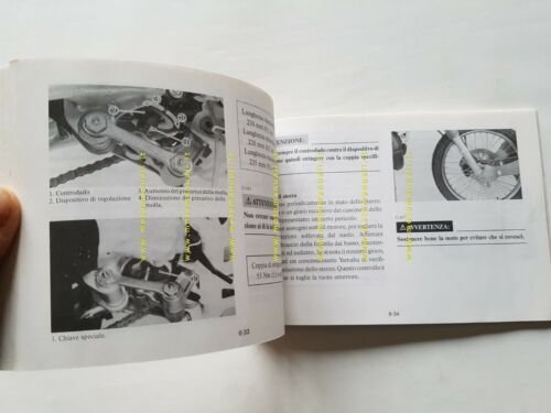 Yamaha DT 125 R 3PY 1989 manuale uso manutenzione ITALIANO …