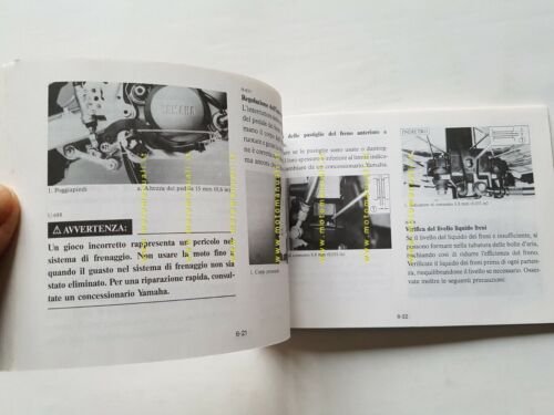 Yamaha DT 125 R 3PY 1989 manuale uso manutenzione ITALIANO …
