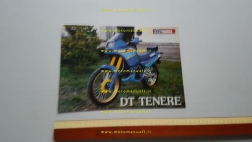 Yamaha DT 125 Tener 1987 depliant originale ITALIANO