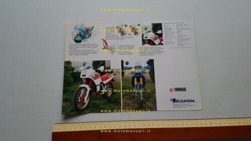 Yamaha DT 125 Tener 1987 depliant originale ITALIANO