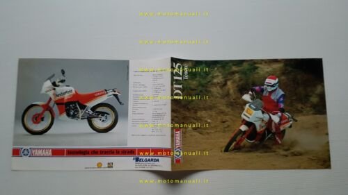 Yamaha DT 125 Tener 1987 depliant originale ITALIANO