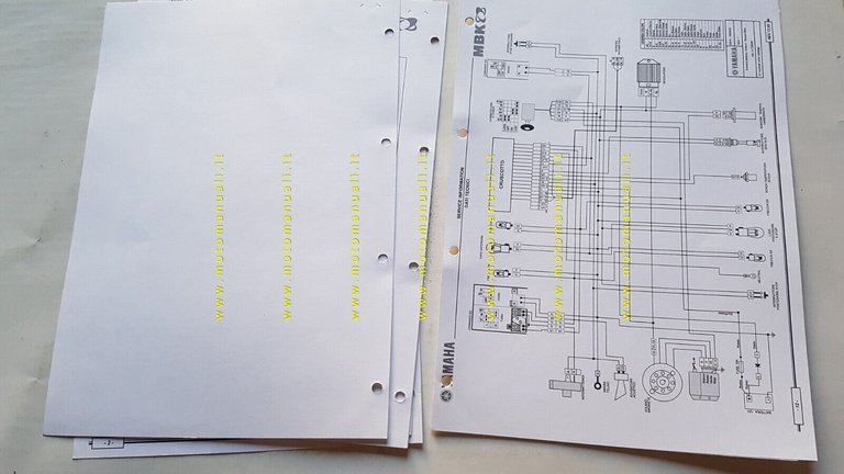 Yamaha DT 125 XLimit 2002 Service Information manuale officina