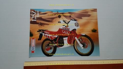 Yamaha DT 125 Z Tener 1989 depliant originale ITALIANO