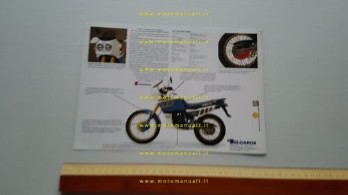 Yamaha DT 125 Z Tener 1989 depliant originale ITALIANO